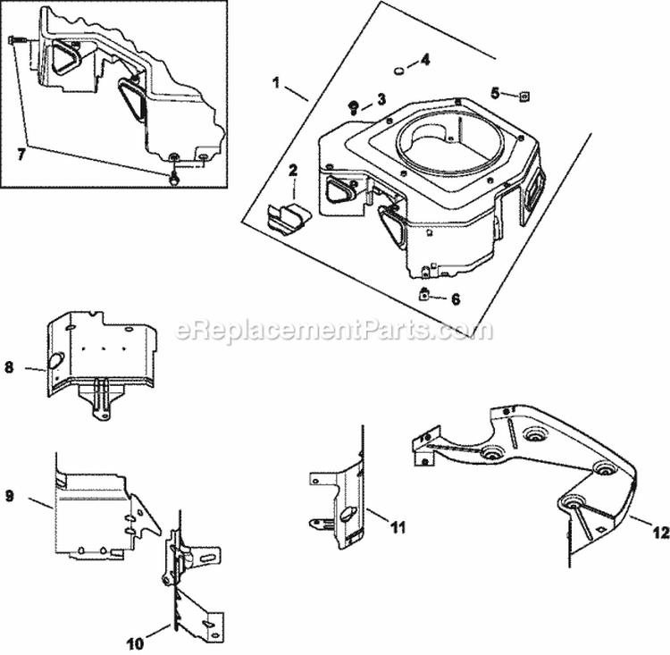Page B Diagram and Parts List for CV23-75577  Kohler Engine
