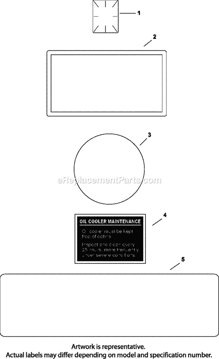 Page E Diagram and Parts List for CV25-69511  Kohler Engine