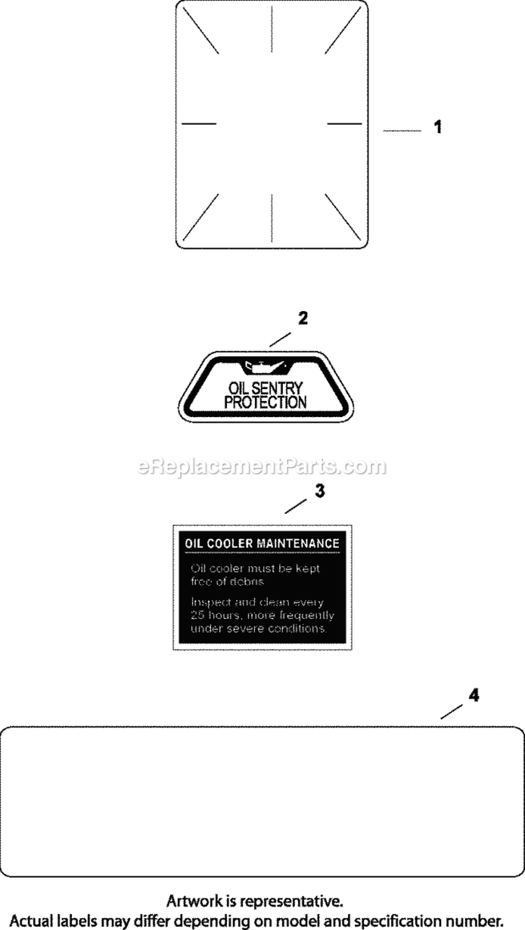 Page E Diagram and Parts List for CV25-69555  Kohler Engine