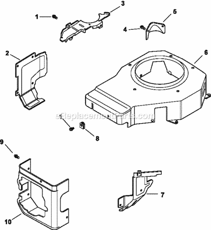 Blower_Housing_And_Baffles6-27-148 Diagram and Parts List for CV430-0011  Kohler Engine