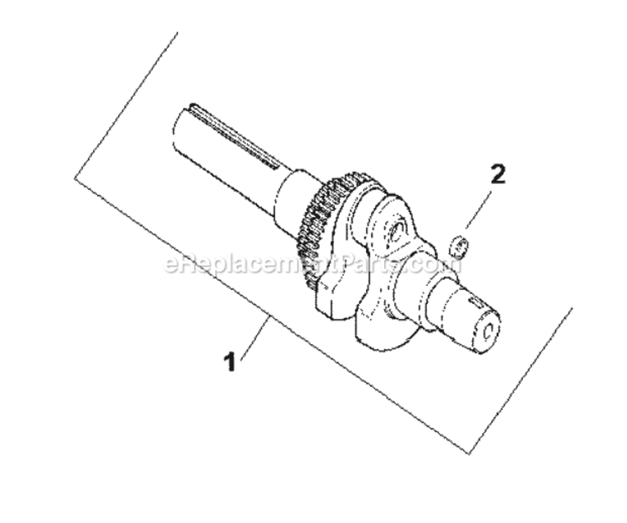 Crankshaft_1-27-4_(Tp-2401-B) Diagram and Parts List for CV430-0011  Kohler Engine