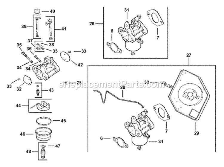 Page G Diagram and Parts List for CH125-1920  Kohler Engine