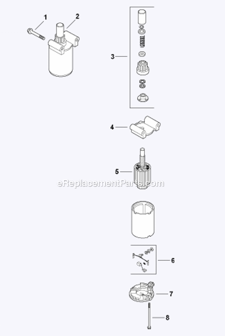 Starting_System Diagram and Parts List for CV490-27508  Kohler Engine
