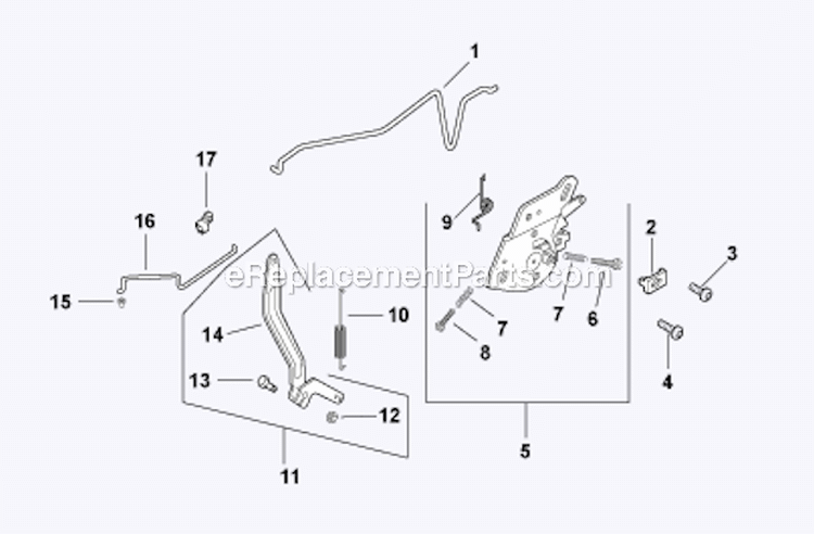 Engine_Controls Diagram and Parts List for CV490-27508  Kohler Engine