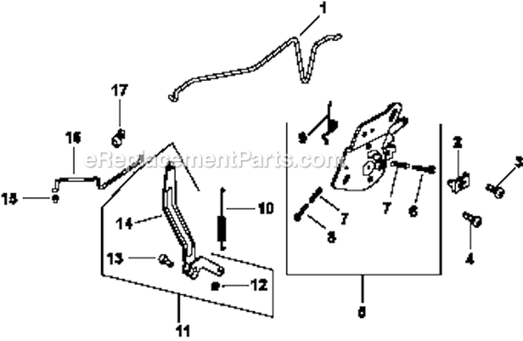 Page F Diagram and Parts List for CV491-27501  Kohler Engine