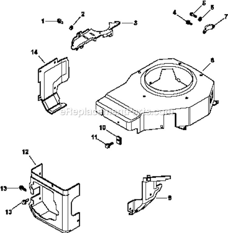 Page B Diagram and Parts List for CV491-27509  Kohler Engine