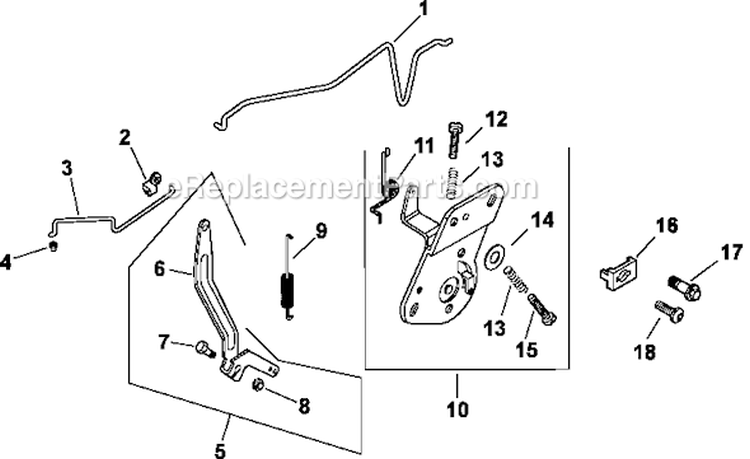 Page F Diagram and Parts List for CV491-27509  Kohler Engine
