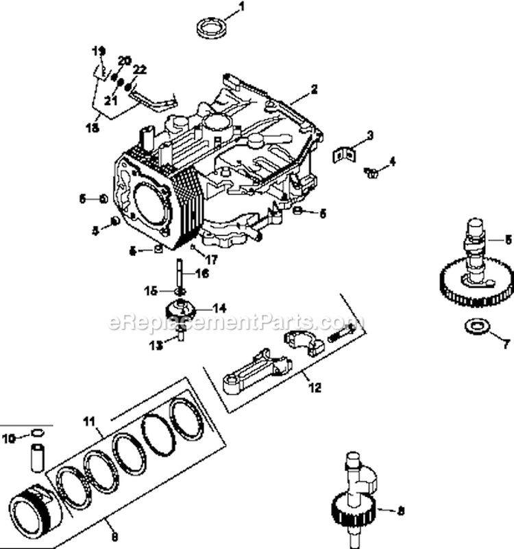 Page C Diagram and Parts List for CV492-27517 CV492S-27517 Kohler Engine