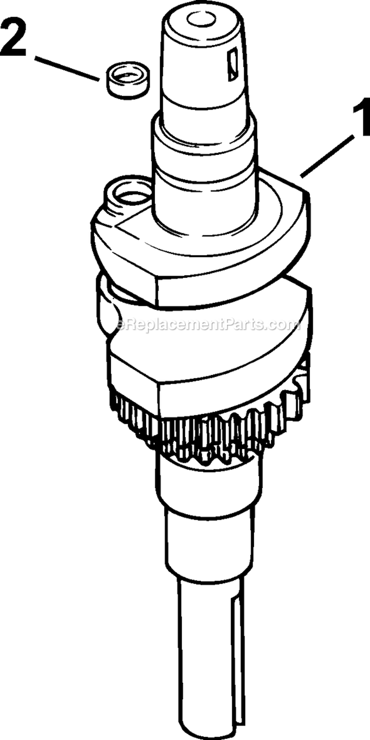Page D Diagram and Parts List for CV492-27525  Kohler Engine