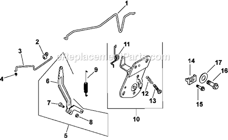Page F Diagram and Parts List for CV492-27525  Kohler Engine