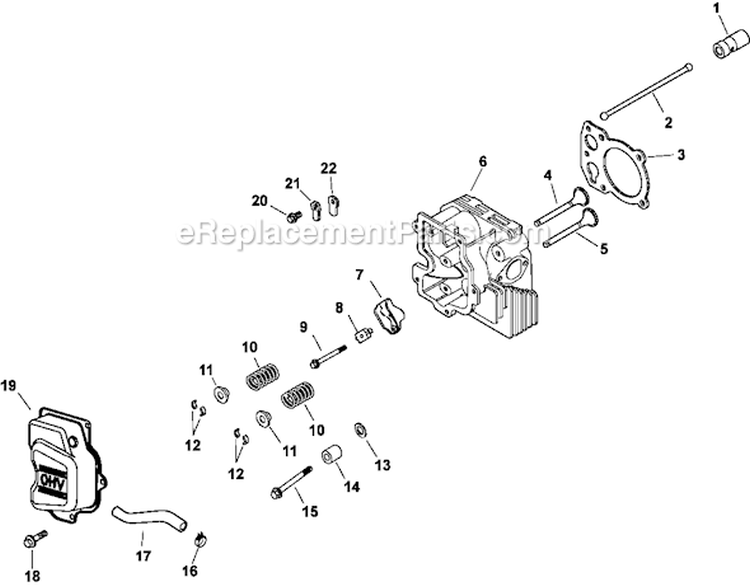 Page I Diagram and Parts List for CV492-27525  Kohler Engine