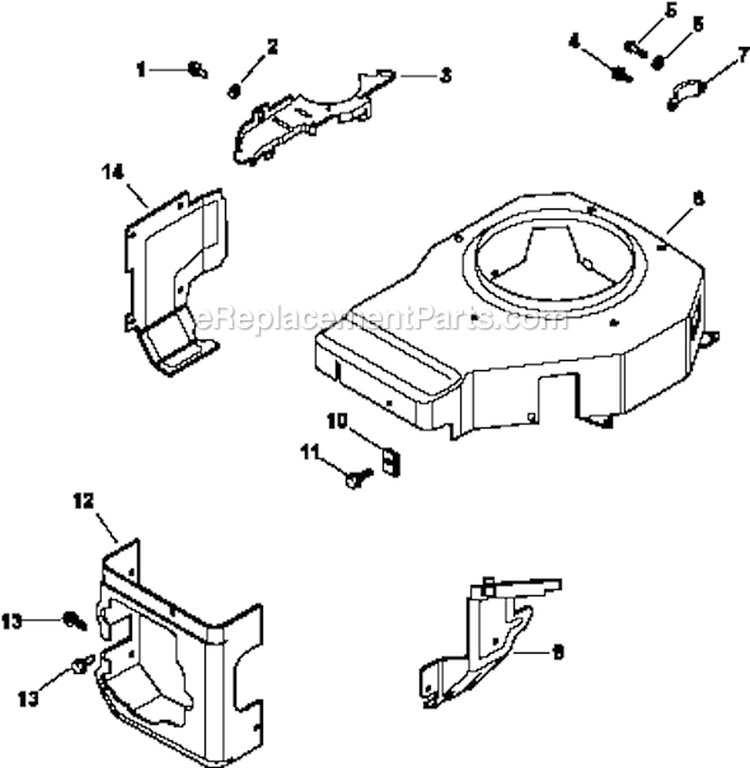 Page B Diagram and Parts List for CV492-27534  Kohler Engine