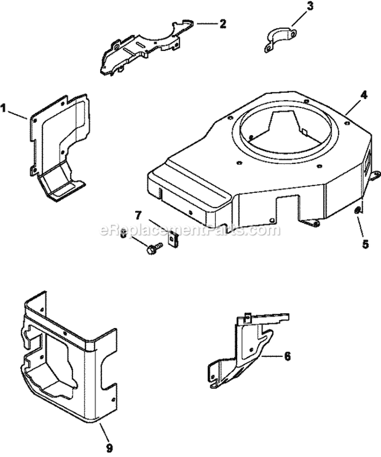 Page B Diagram and Parts List for CV460-26509  Kohler Engine