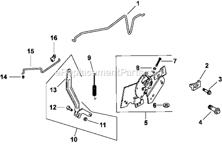 Page F Diagram and Parts List for CV492-27539  Kohler Engine