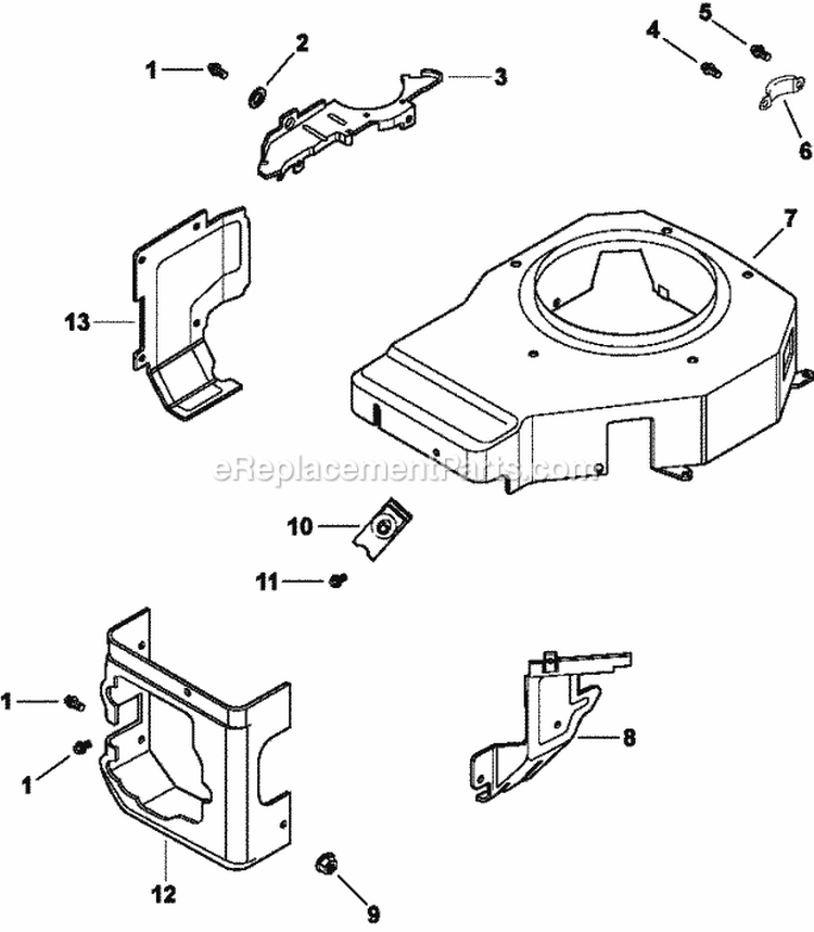 Page B Diagram and Parts List for CV490-27503  Kohler Engine