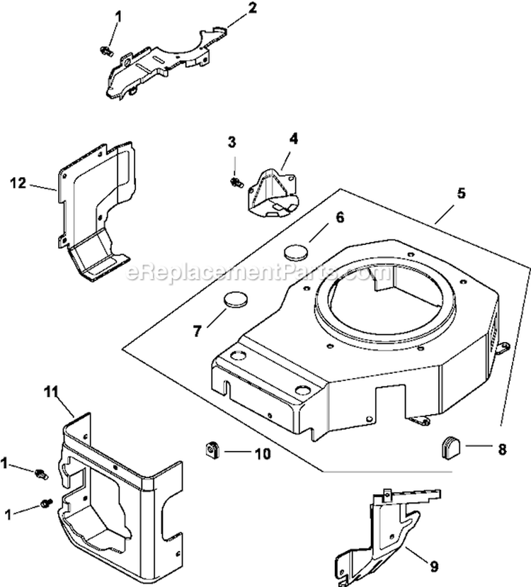 Page B Diagram and Parts List for CV493-27521  Kohler Engine