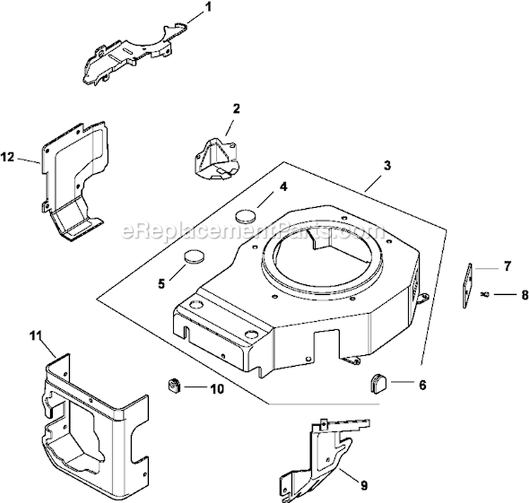 Page B Diagram and Parts List for CV493-27530  Kohler Engine
