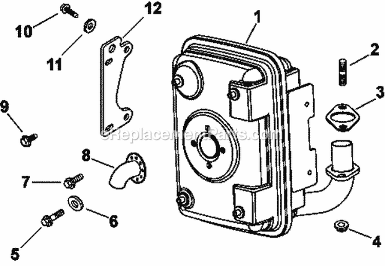 Page G Diagram and Parts List for CV460-26520  Kohler Engine
