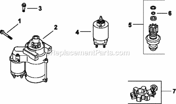 Page L Diagram and Parts List for CV15-41537  Kohler Engine