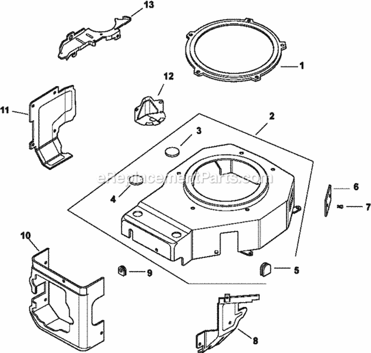 Page B Diagram and Parts List for CV493-27537  Kohler Engine