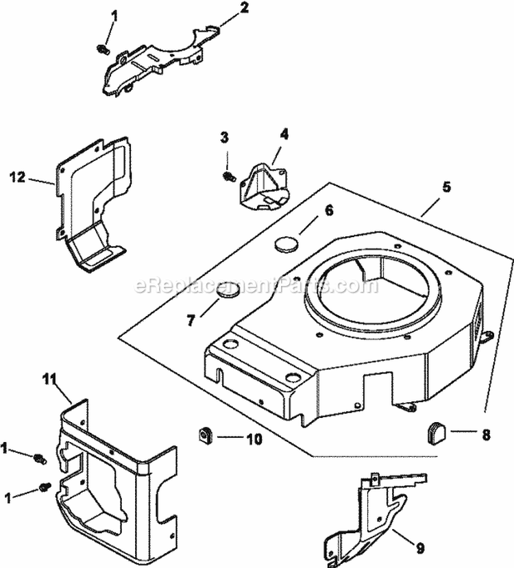 Page B Diagram and Parts List for CV493-3011  Kohler Engine