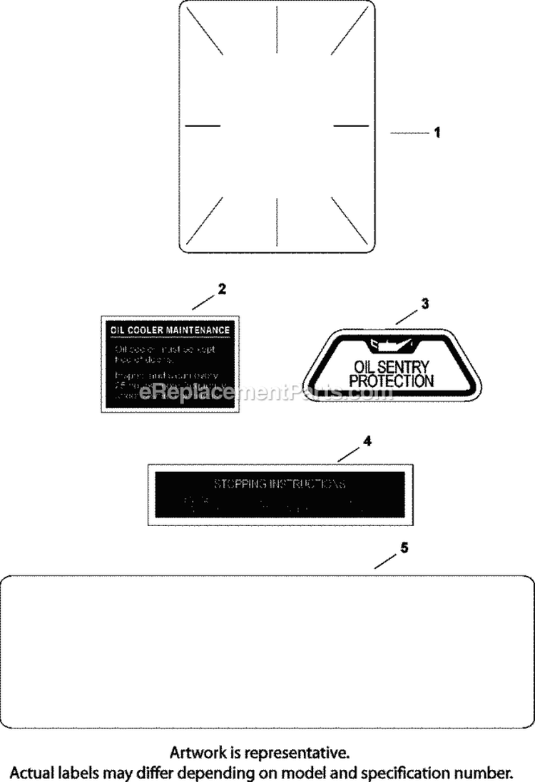 Page E Diagram and Parts List for CV620-0010  Kohler Engine