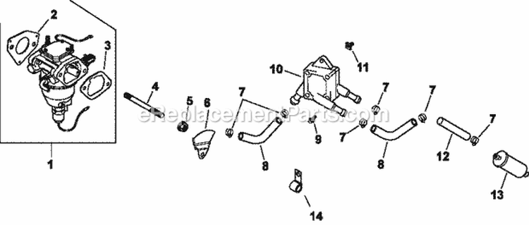 Page I Diagram and Parts List for CV20-65561  Kohler Engine