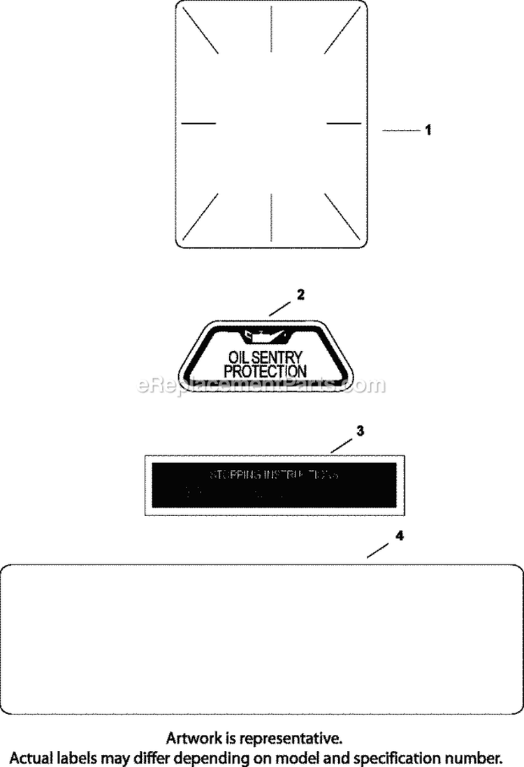Page E Diagram and Parts List for CV20-65590  Kohler Engine