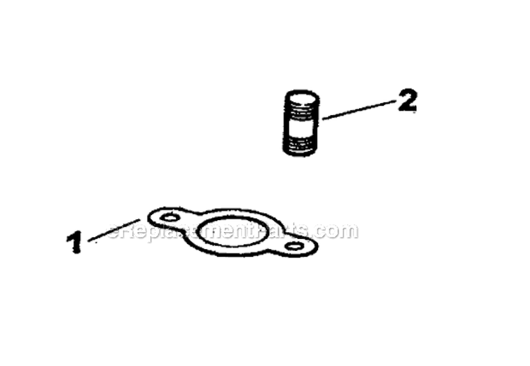 Exhaust Diagram and Parts List for CV674-75544  Kohler Engine