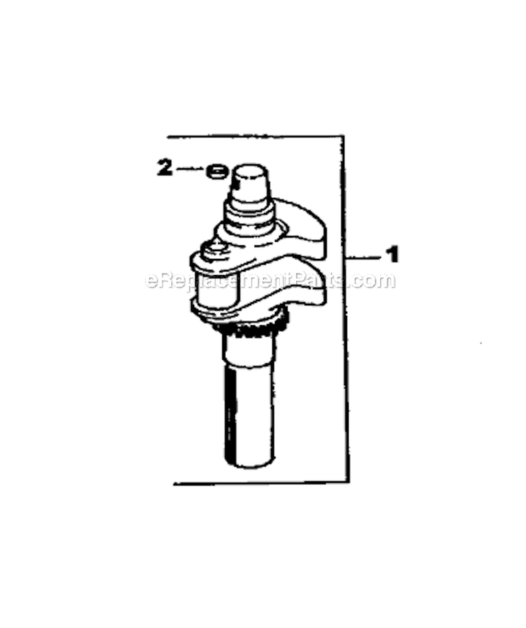 Crankshaft Diagram and Parts List for CV674-75544  Kohler Engine