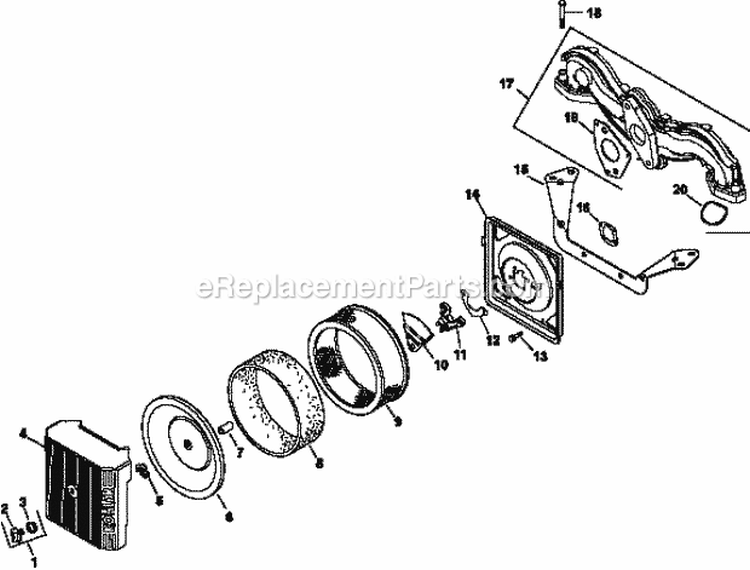 Page A Diagram and Parts List for CV22-67500  Kohler Engine