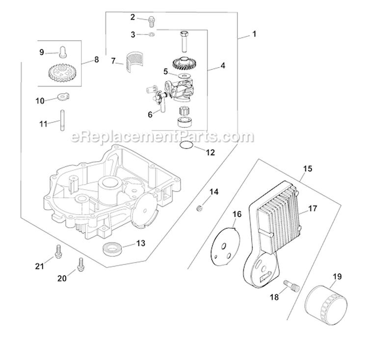 Page K Diagram and Parts List for CV680-3014  Kohler Engine