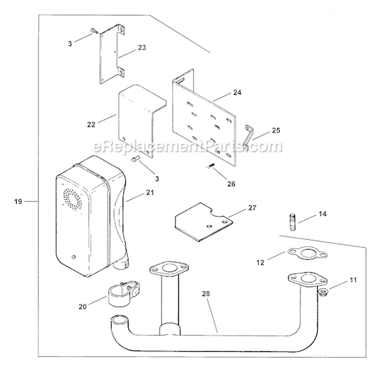 Page G Diagram and Parts List for CV680-3014  Kohler Engine