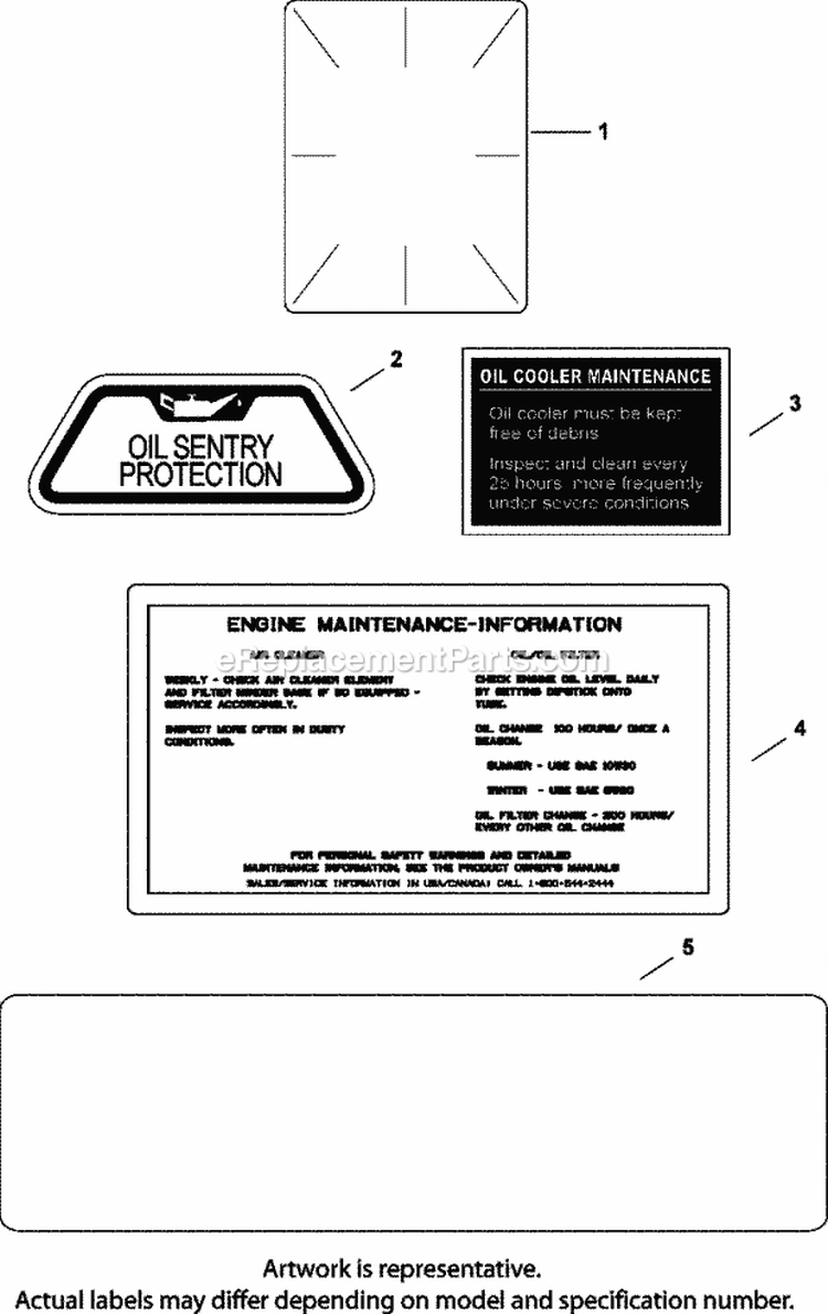 Page E Diagram and Parts List for CV23-75547  Kohler Engine