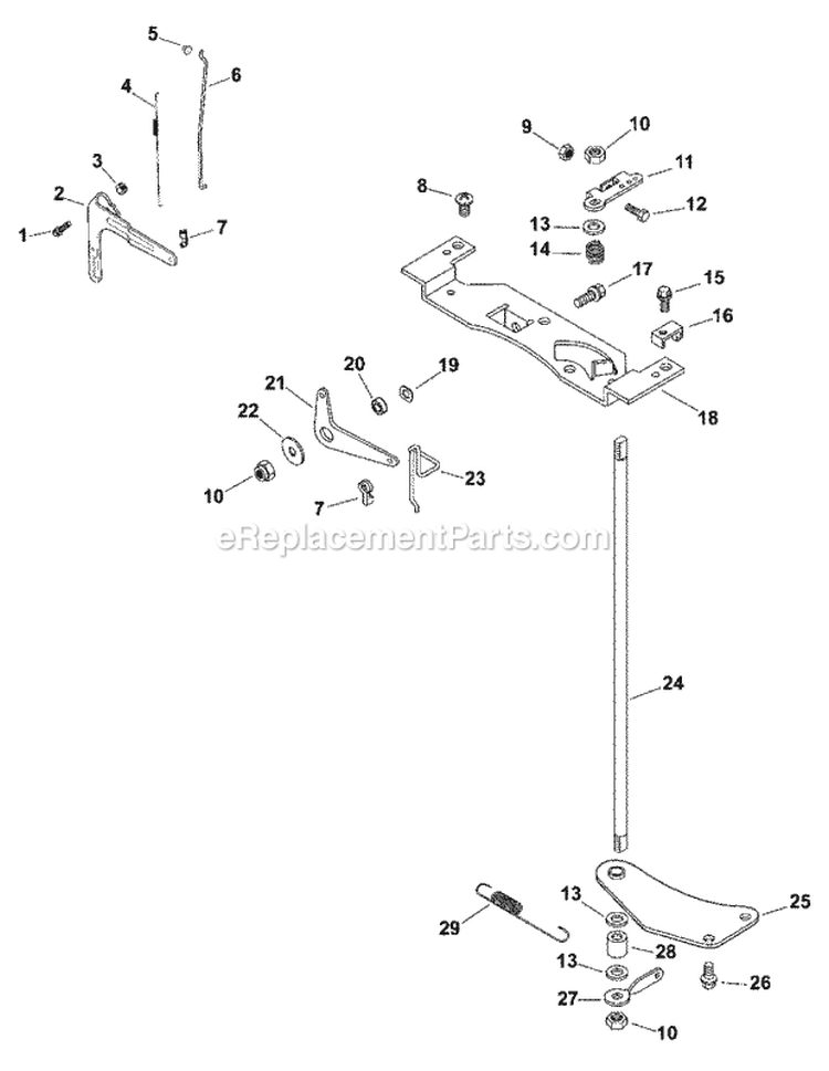 Page F Diagram and Parts List for CV20-65571  Kohler Engine