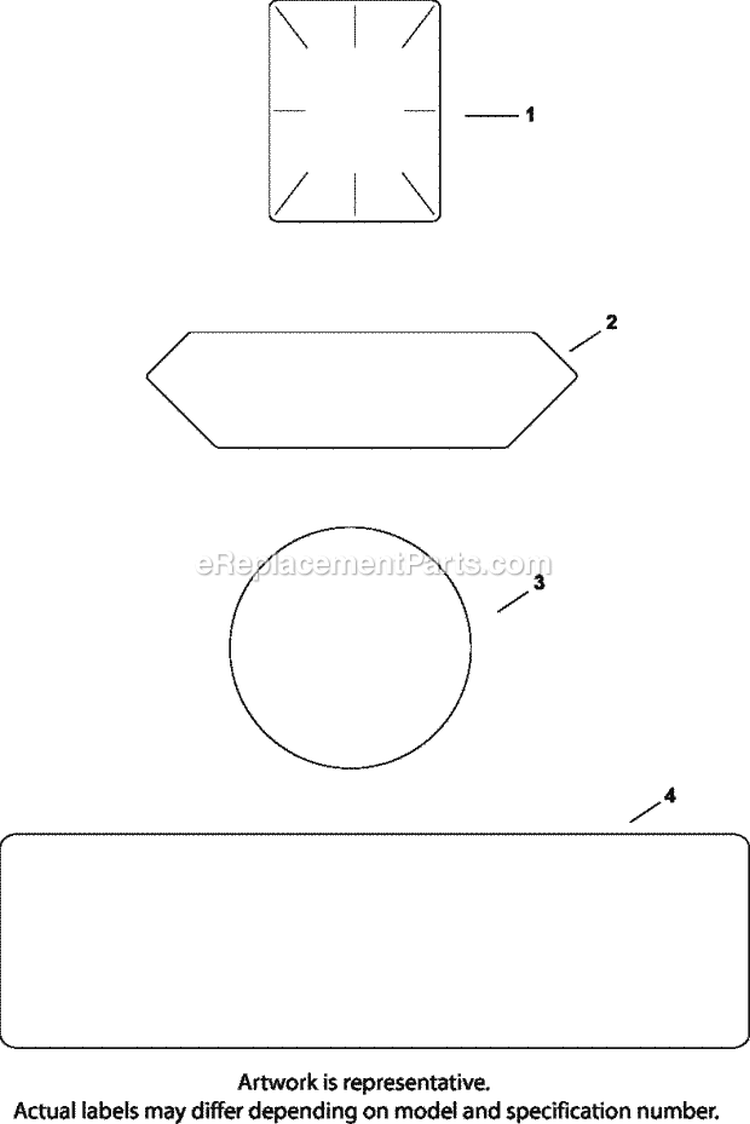 Page E Diagram and Parts List for CV680-3020  Kohler Engine