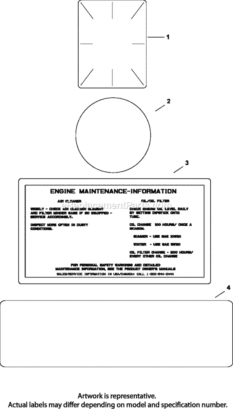 Page E Diagram and Parts List for CV23-75624  Kohler Engine