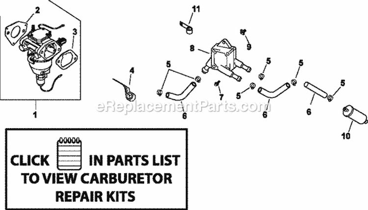 Page H Diagram and Parts List for CV680-3028  Kohler Engine