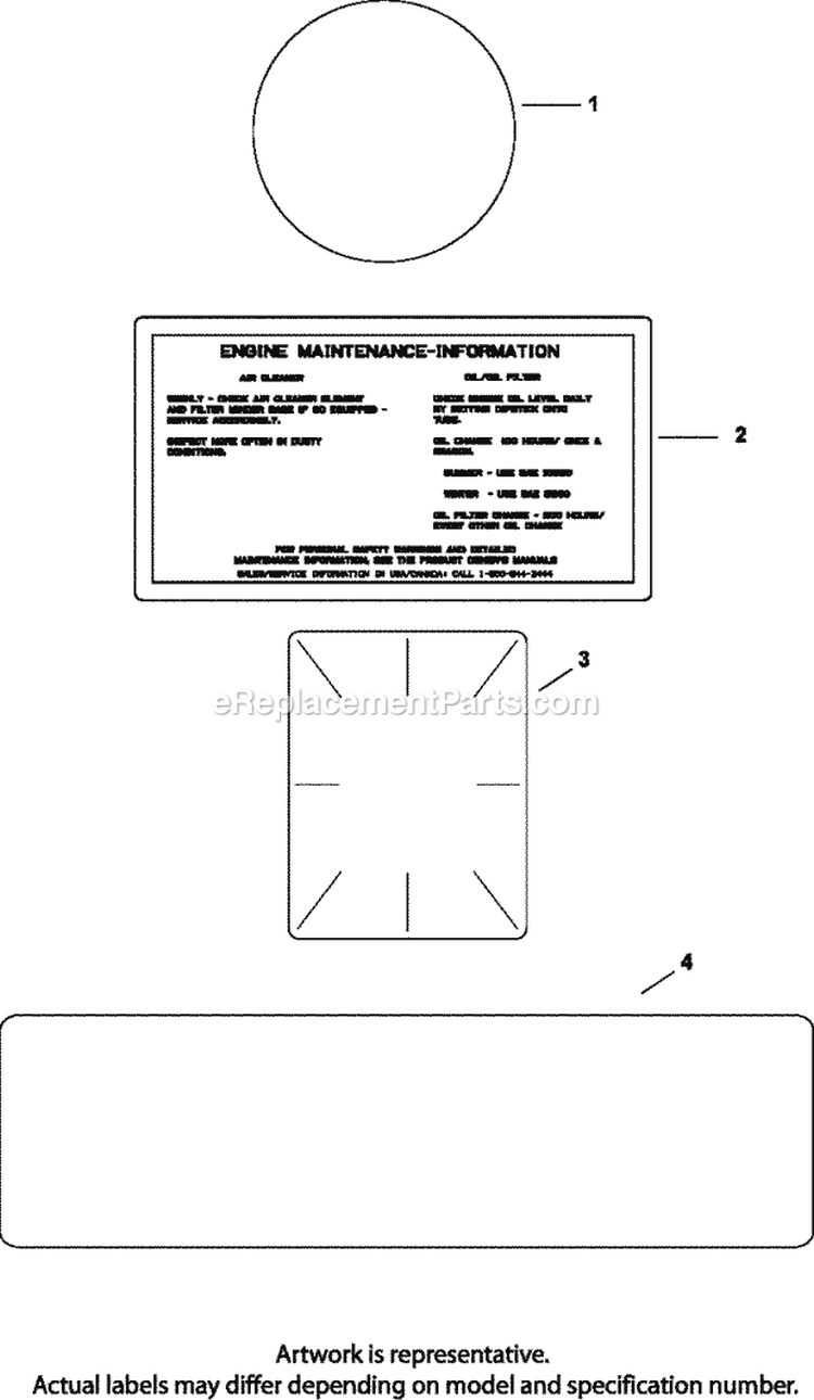 Page E Diagram and Parts List for CV680-3044  Kohler Engine
