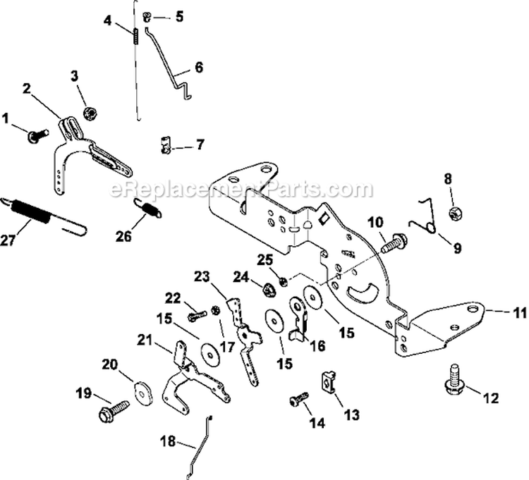 Page F Diagram and Parts List for CV724-69551  Kohler Engine