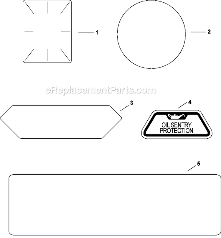 Page E Diagram and Parts List for CV730-0001  Kohler Engine