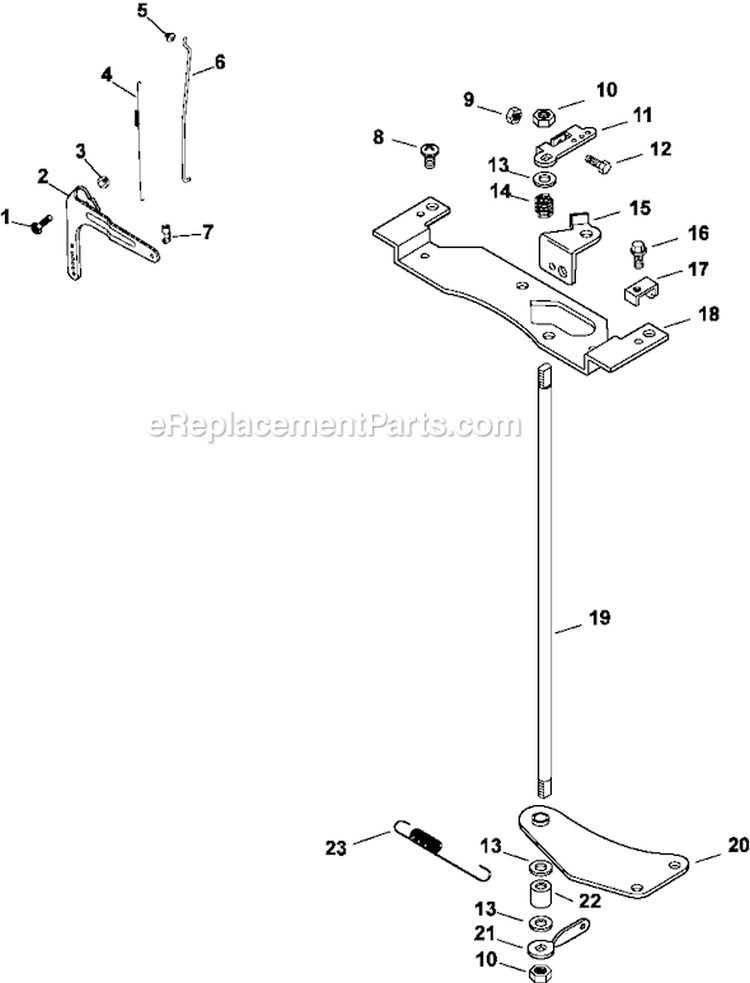 Page F Diagram and Parts List for CV730-0010  Kohler Engine