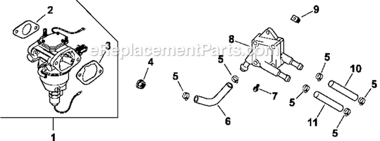 Page H Diagram and Parts List for CV730-0014  Kohler Engine
