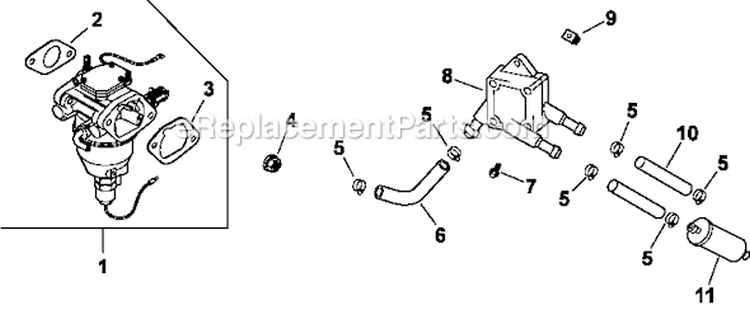 Page I Diagram and Parts List for CV730-0015  Kohler Engine