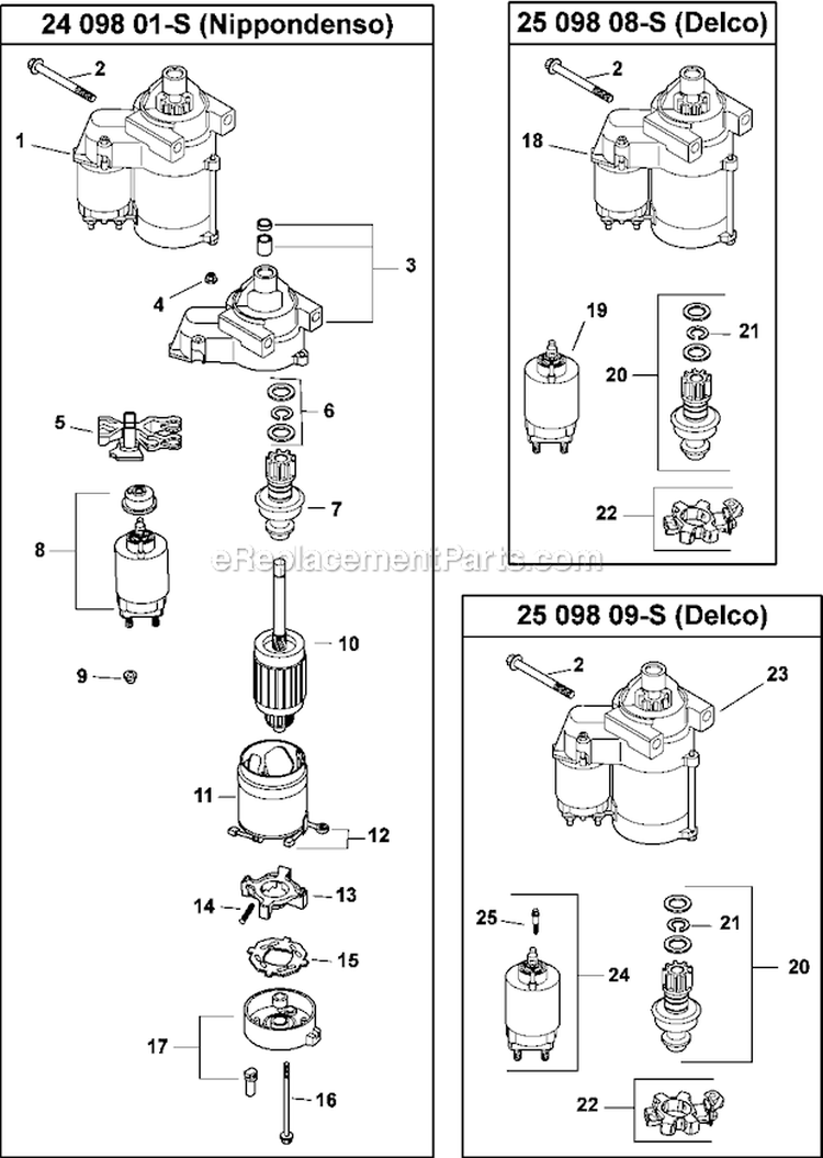 Page L Diagram and Parts List for CV730-0017  Kohler Engine
