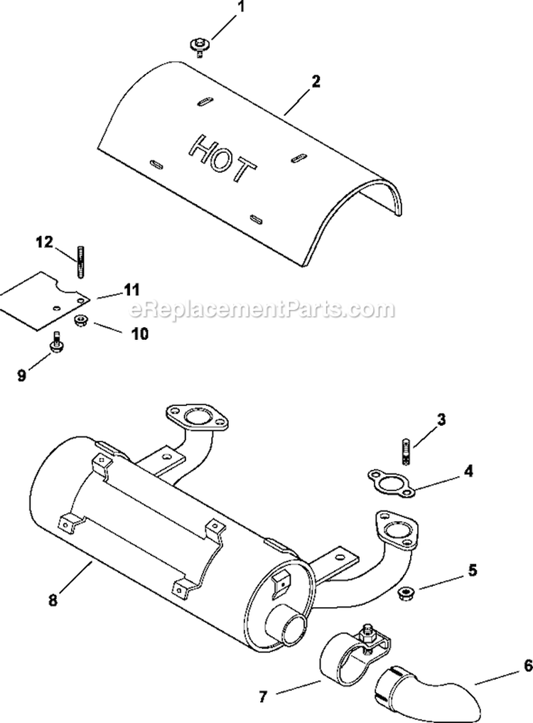 Page G Diagram and Parts List for CV730-0021  Kohler Engine