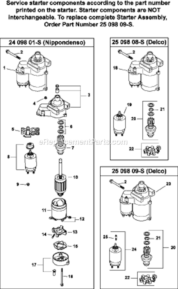 Page L Diagram and Parts List for CV730-0026  Kohler Engine
