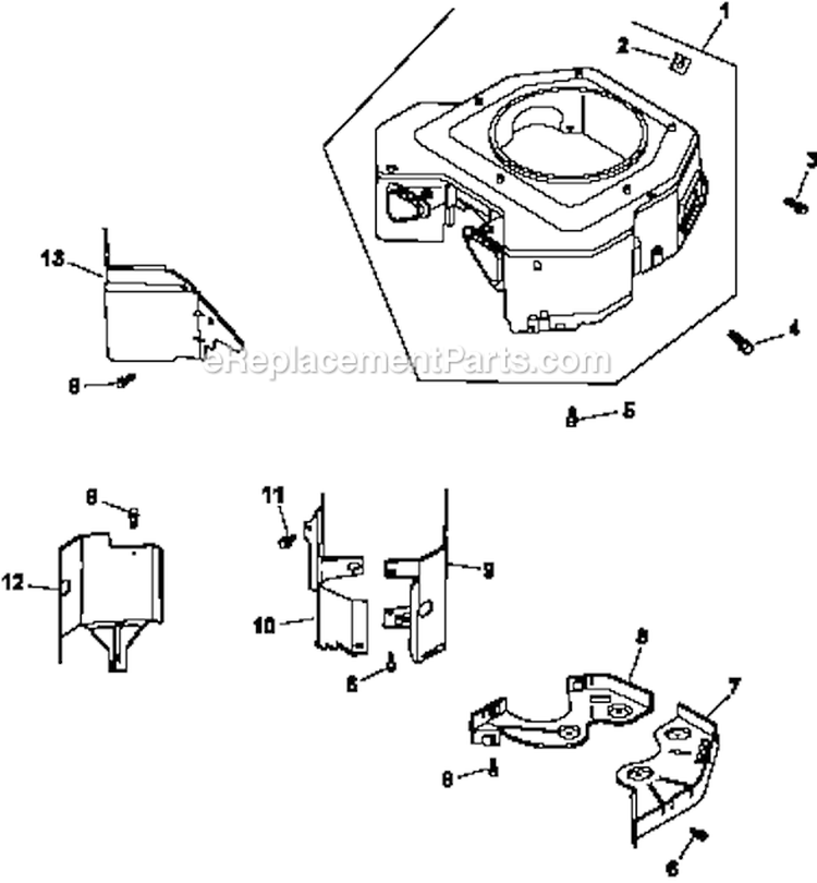 Page B Diagram and Parts List for CV730-0028  Kohler Engine