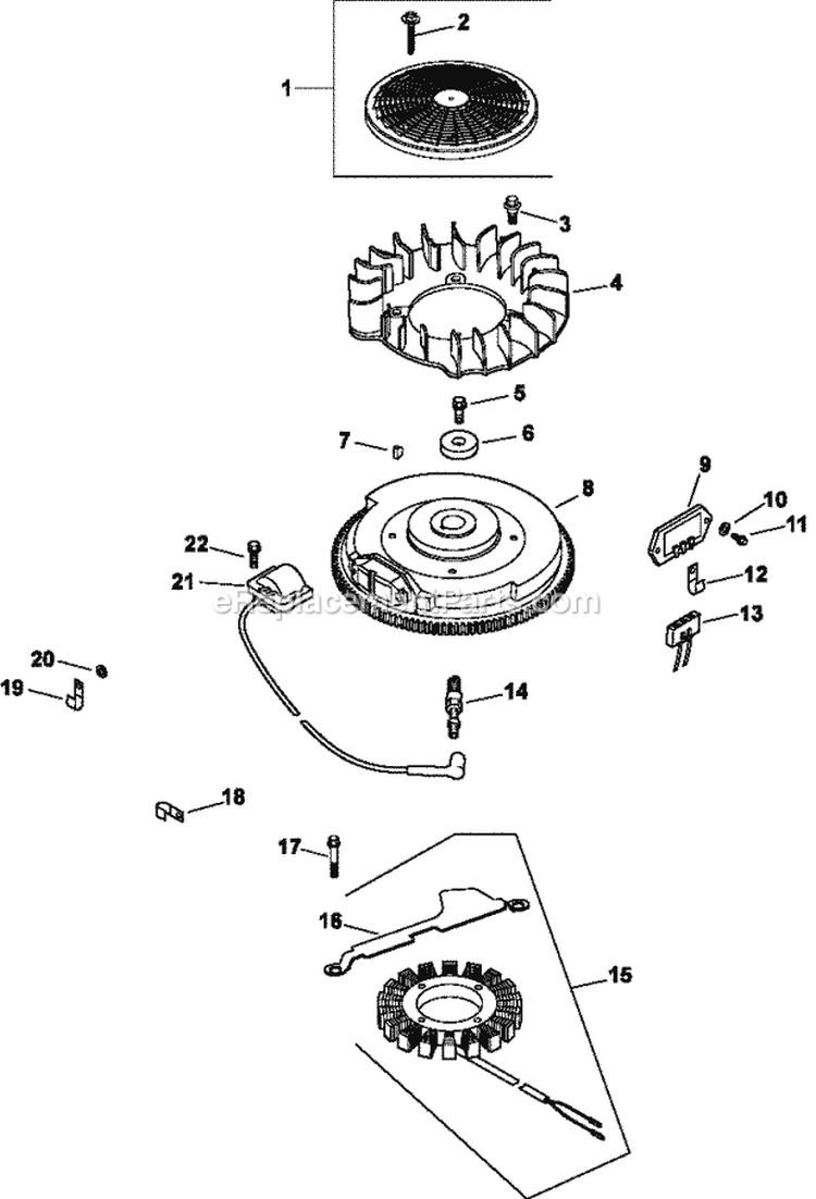 Oil PanLubrication Diagram and Parts List for CV730-0040  Kohler Engine