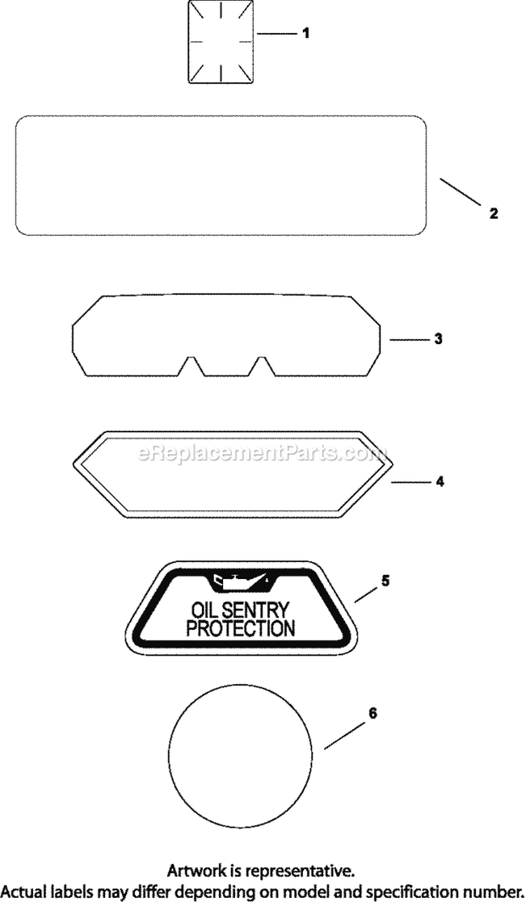 Page E Diagram and Parts List for CV23-75593  Kohler Engine